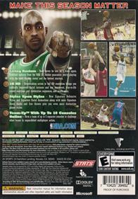 NBA 2K9 - Box - Back Image