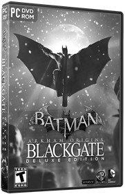 Batman: Arkham Origins: Blackgate Deluxe Edition - Box - 3D Image