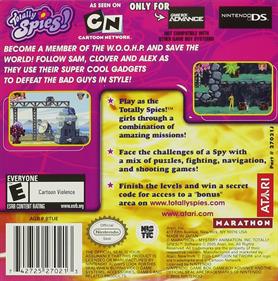 Totally Spies! - Box - Back Image