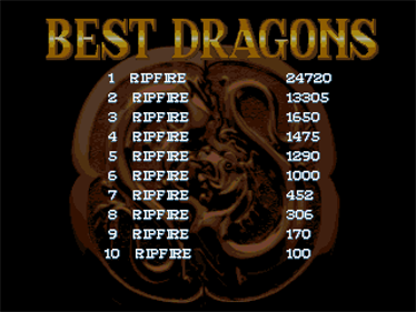 Double Dragon Gaiden - Screenshot - High Scores Image