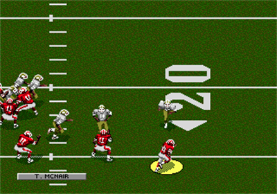NFL Football '94 Starring Joe Montana - Screenshot - Gameplay Image