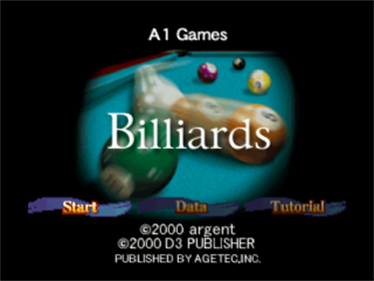Billiards - Screenshot - Game Title Image