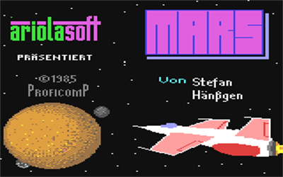 Mars (Ariolasoft) - Screenshot - Game Title Image