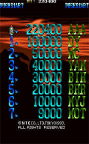 Blue Hawk - Screenshot - High Scores Image