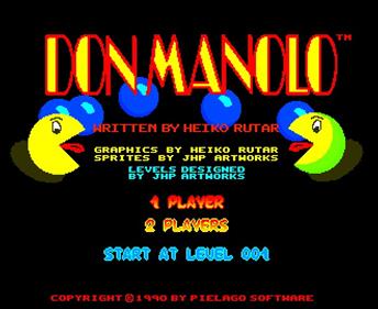 Don Manolo - Screenshot - Game Title Image