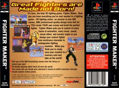 Fighter Maker - Box - Back Image