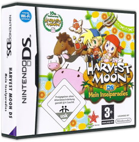 Harvest Moon DS: Island of Happiness - Box - 3D Image