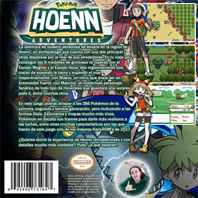 Pokémon Hoenn Adventures - Box - Back - Reconstructed Image