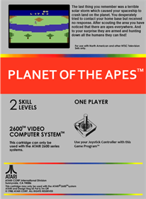 Planet of the Apes - Fanart - Box - Back