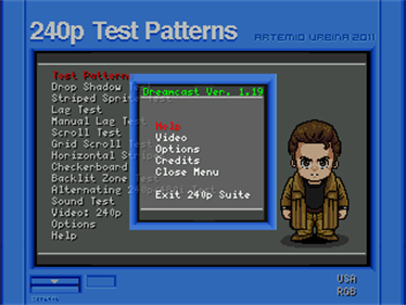 240p Test Suite - Screenshot - Game Select Image