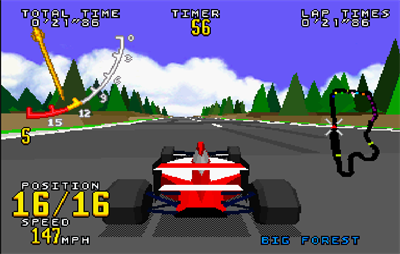 VR Virtua Racing - Screenshot - Gameplay Image