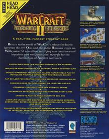 Warcraft II: Tides of Darkness - Box - Back Image
