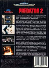 Predator 2 - Box - Back Image