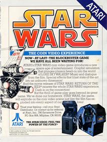 Star Wars - Advertisement Flyer - Back Image