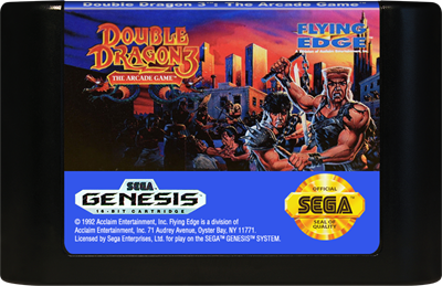 Double Dragon 3: The Arcade Game - Cart - Front Image