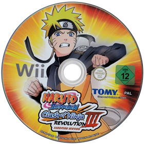 Naruto Shippuden: Clash of Ninja Revolution III - Disc Image