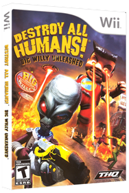 Destroy All Humans! Big Willy Unleashed - Box - 3D Image