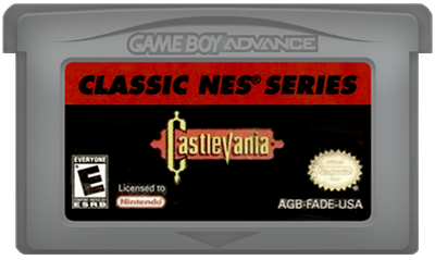 Classic NES Series: Castlevania - Fanart - Cart - Front Image