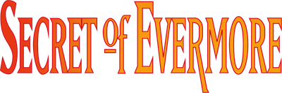 Secret of Evermore - Clear Logo Image