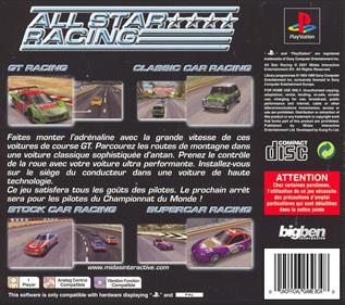 All Star Racing - Box - Back Image