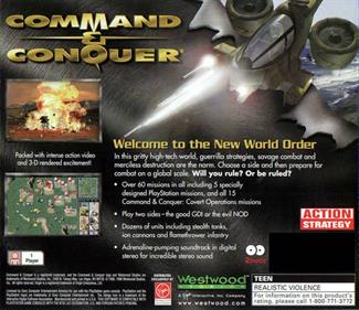 Command & Conquer - Box - Back Image