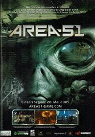 Area-51 - Advertisement Flyer - Front Image