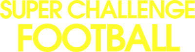 Super Challenge Football - Clear Logo Image