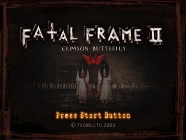 Fatal Frame II: Crimson Butterfly - Screenshot - Game Title Image