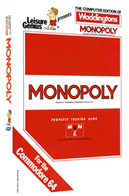 Monopoly (Leisure Genius) - Box - 3D Image