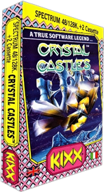 Crystal Castles: Diamond Plateaus in Space - Box - 3D Image