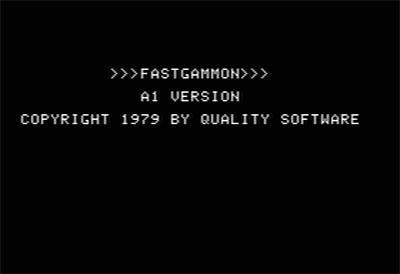 Fastgammon - Screenshot - Game Title Image