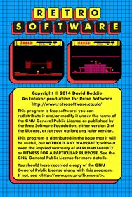Castle Raider (Retro Software) - Box - Back Image