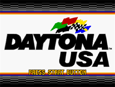 Daytona USA - Screenshot - Game Title Image