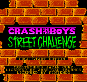 Crash 'n' the Boys: Street Challenge - Screenshot - Game Title Image
