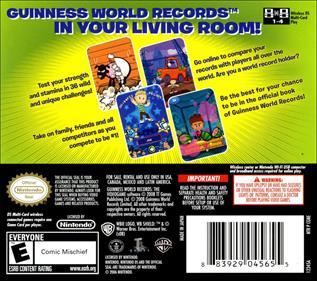 Guinness World Records: The Videogame - Box - Back Image