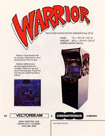 Warrior - Advertisement Flyer - Back Image