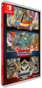 Dragon Quest / Dragon Quest II: Luminaries of the Legendary Line / Dragon Quest III: The Seeds of Salvation - Box - 3D Image