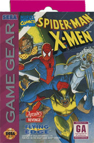 Spider-Man and the X-Men: Arcade's Revenge - Fanart - Box - Front