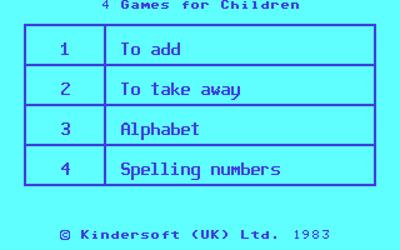 4 Games for Children - Screenshot - Game Select Image