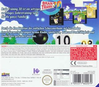 Brain Training 3D - Box - Back Image