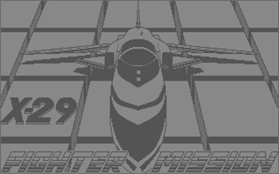 X-29 Fighter Mission - Screenshot - Game Title Image