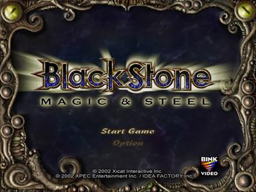 Black Stone: Magic & Steel - Screenshot - Game Title Image