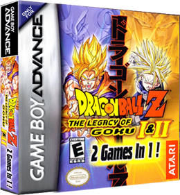 Dragon Ball Z: The Legacy of Goku I & II - Box - 3D Image