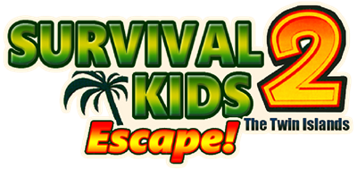 Survival Kids 2: Dasshutsu!! Futago Shima! - Clear Logo Image