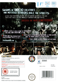 Resident Evil: The Umbrella Chronicles - Box - Back Image