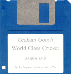 Graham Gooch World Class Cricket - Disc Image