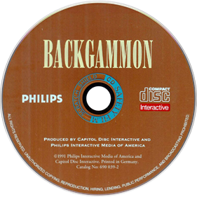 Backgammon - Disc Image