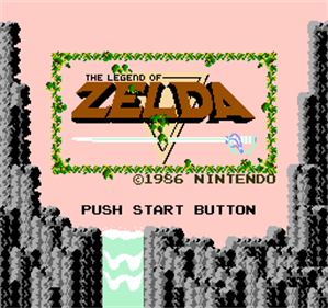 The Legend of Zelda (Zelda Edition) - Screenshot - Game Title Image