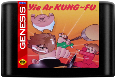 Yie Ar Kung~Fu - Cart - Front Image