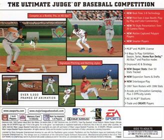 Triple Play 98 - Box - Back Image